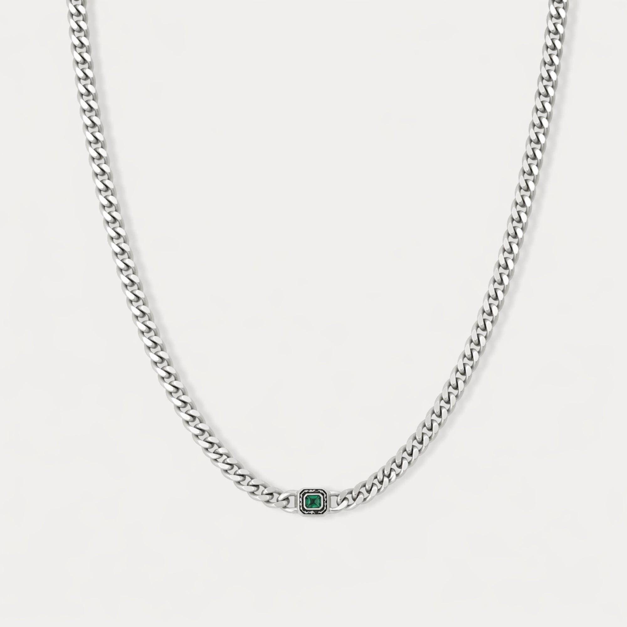 Emerald Chain - Silver
