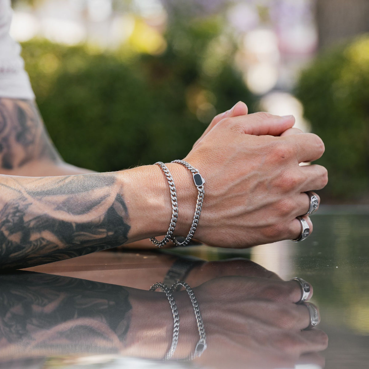 Cuban Bracelet Stack (Gold)
