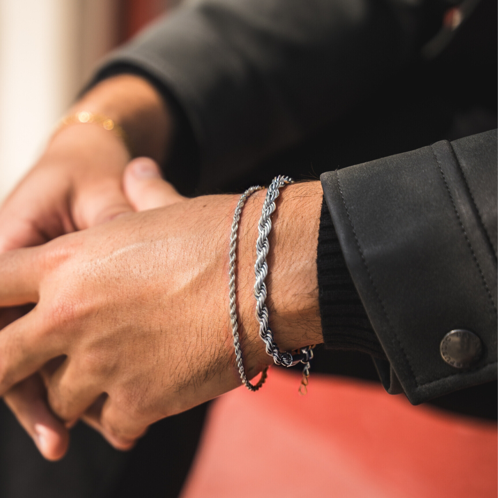 Silver Rope Bracelet (5MM)