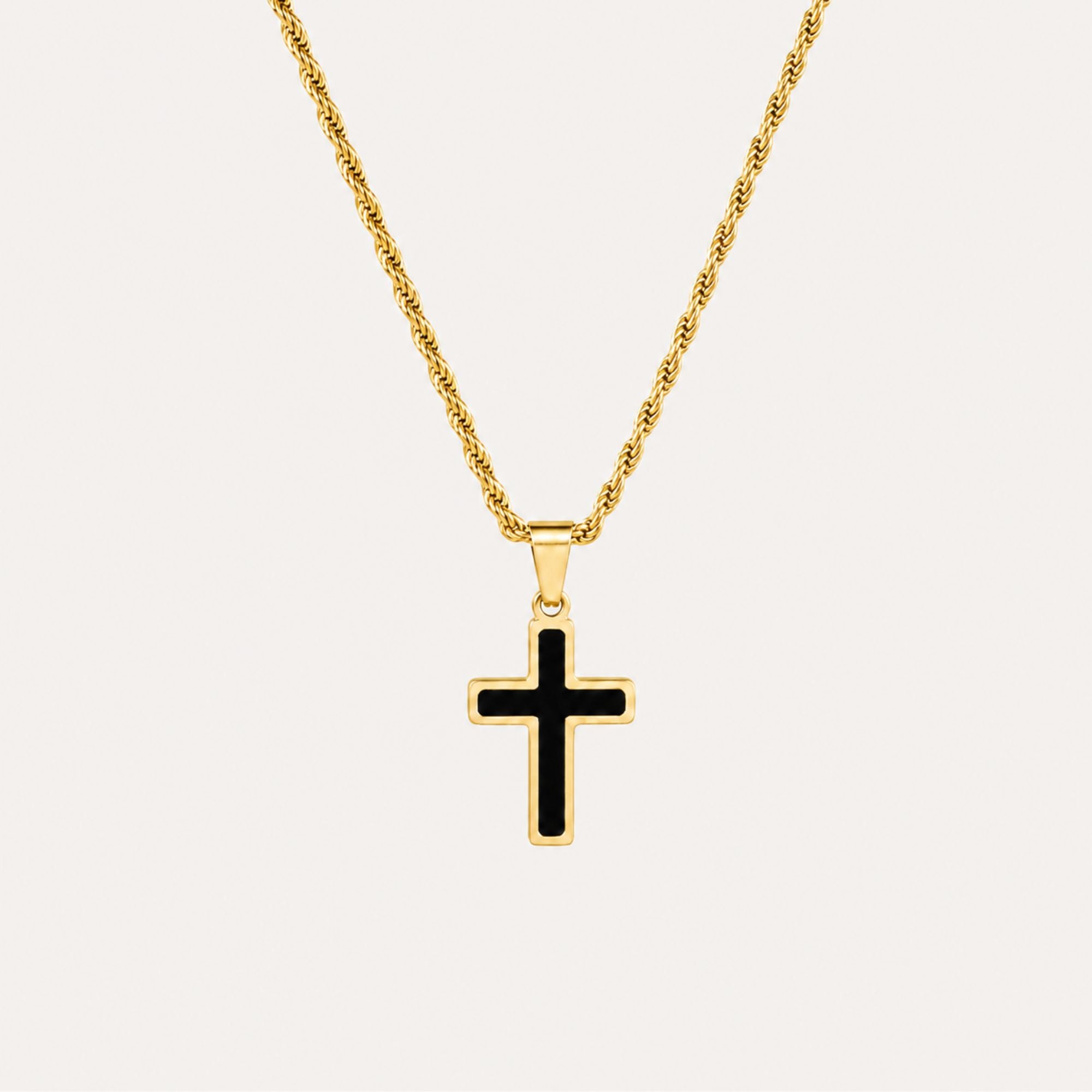 Onyx Cross - Gold