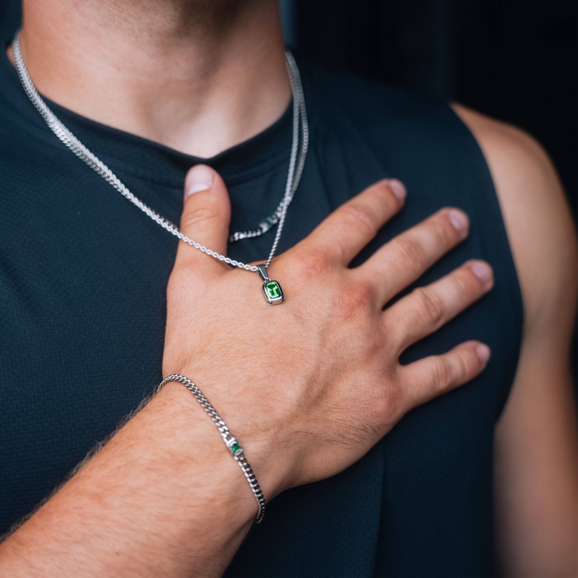 Emerald Cuban Chain (4MM) – Silver