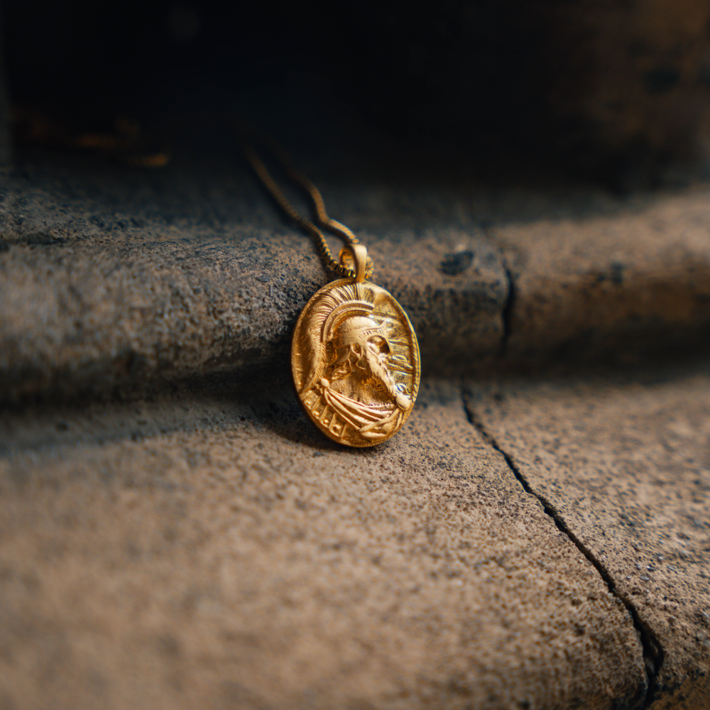 Greek God Pendant Necklace - Ares God Of War Pendant By Twistedpendant