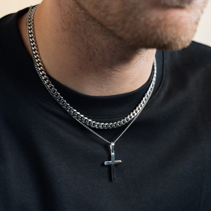 Jewellery Gift Sets - Cross Necklace Set - Mens Necklace | Twistedpendant