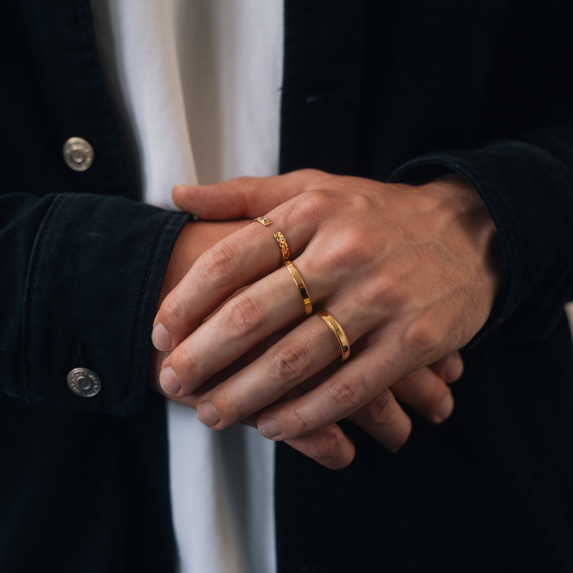 Minimal Ring Stack - Gold