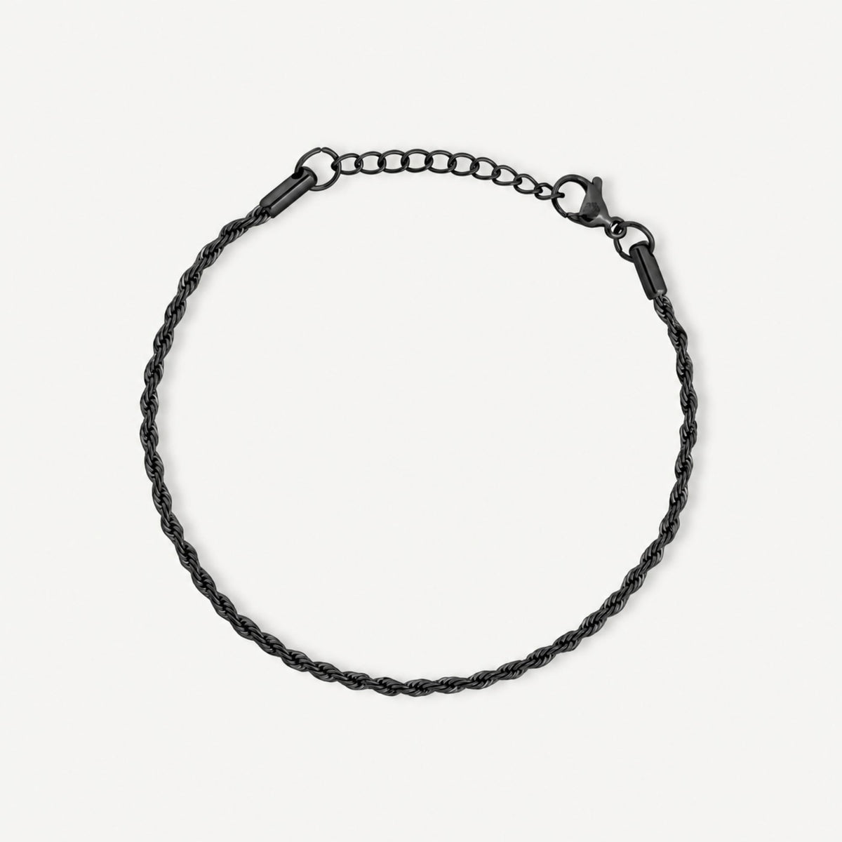 Black Rope Bracelet (2.5MM)