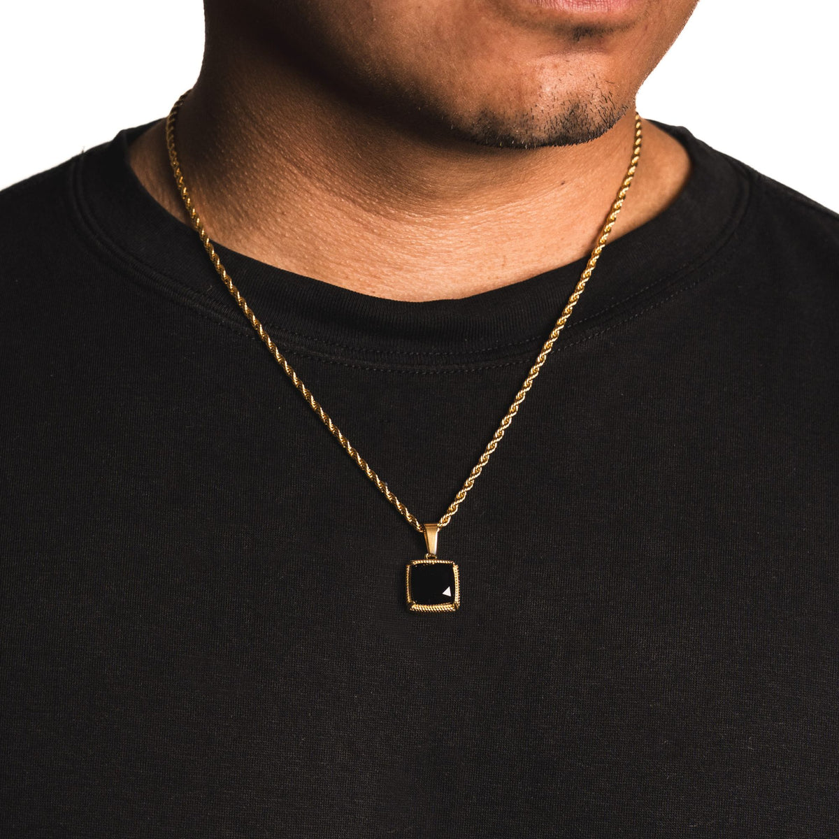 Chunky Onyx - Gold