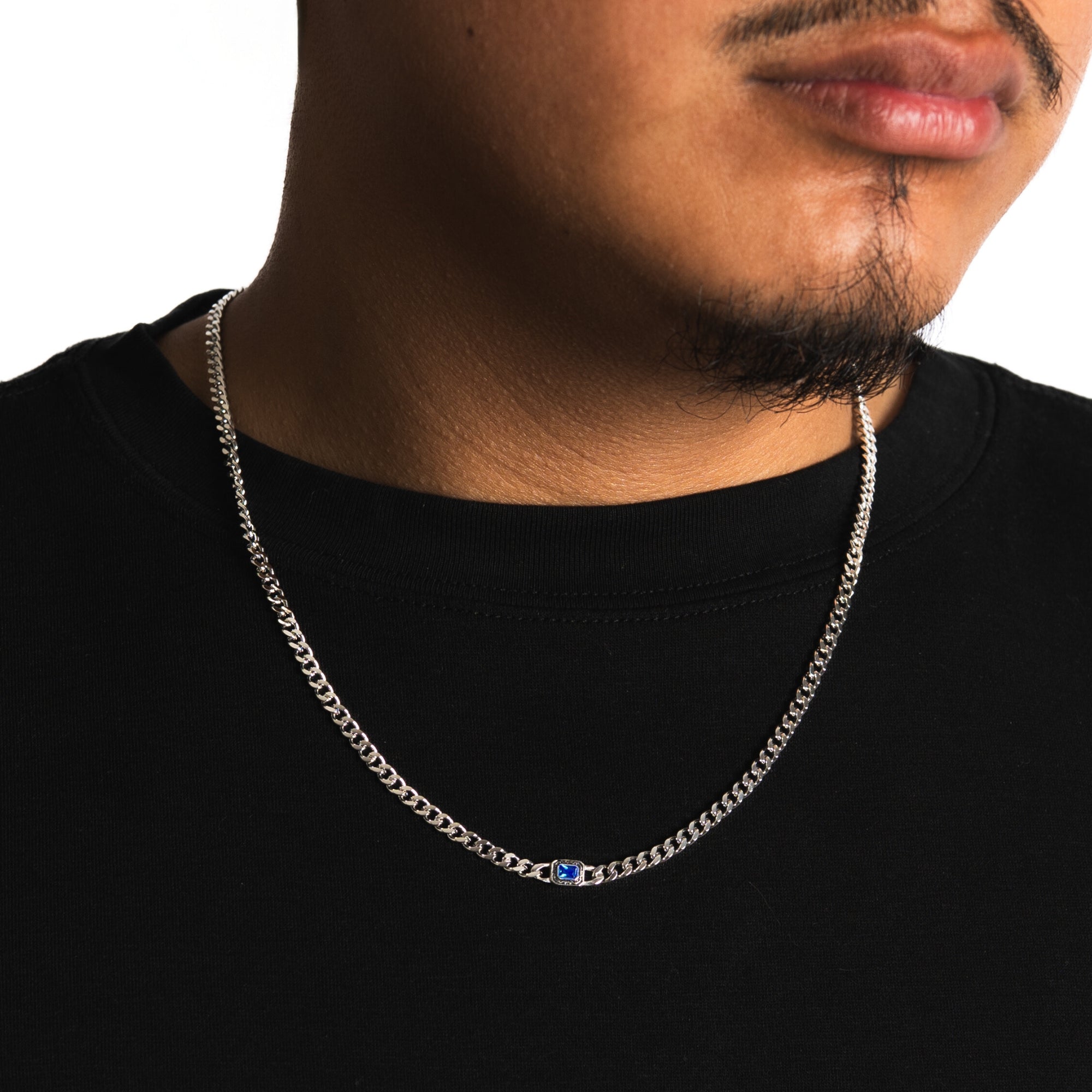 Sapphire Chain - Silver
