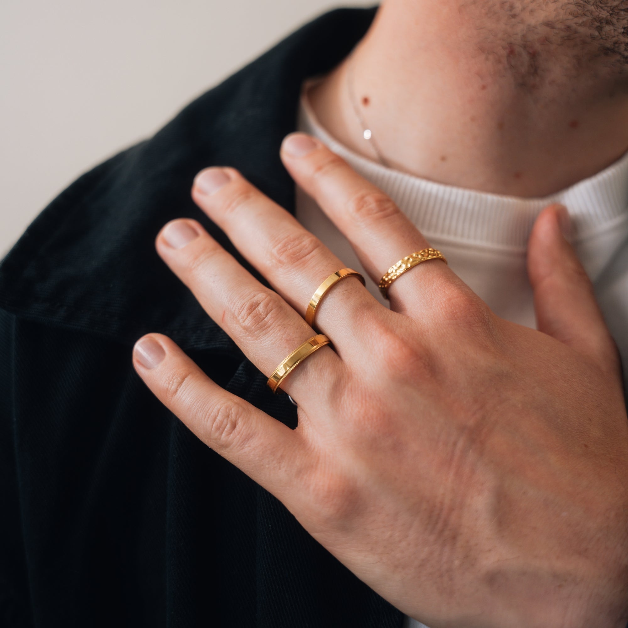 Minimal Ring Stack - Gold