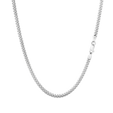 4mm Rhodium Miami Cuban Chain - Premium Italian Sterling Silver by Twistedpendant