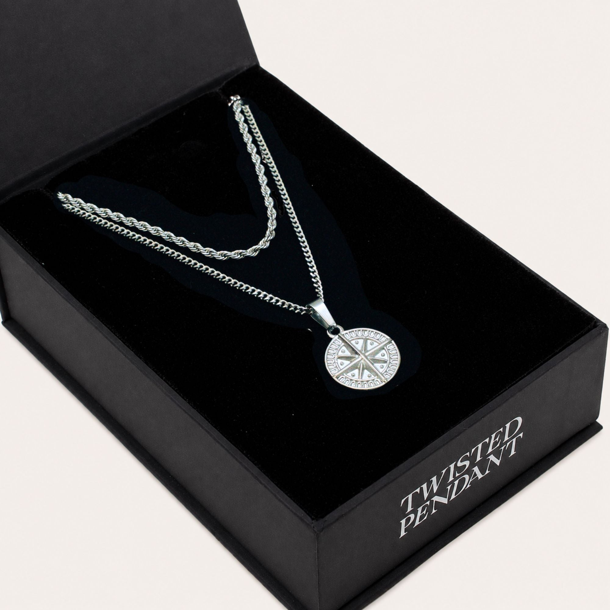 Mini Compass Set (Silver)