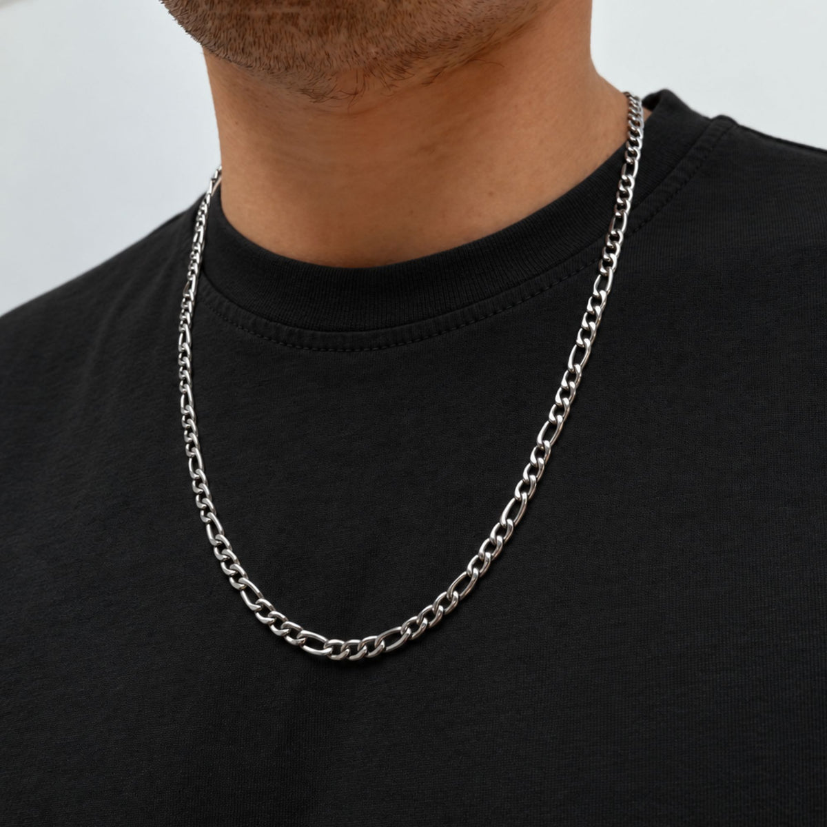 Silver Figaro Chain (5MM)