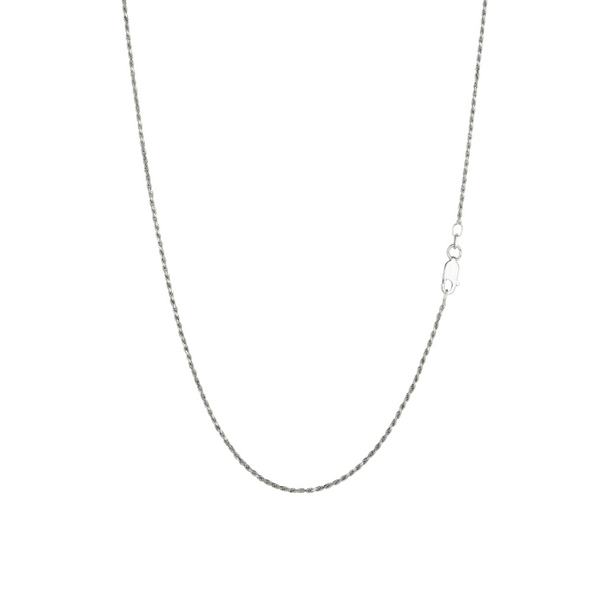 1.5mm Thin Silver Rope Chain - Mens Silver Chain | By Twistedpendant