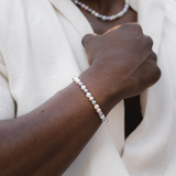 Pastel Pearl Bracelet - Men's Pearl Bracelet | Twistedpendant