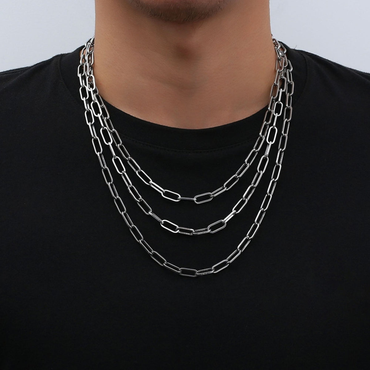 Silver Paperclip Chain (6MM)