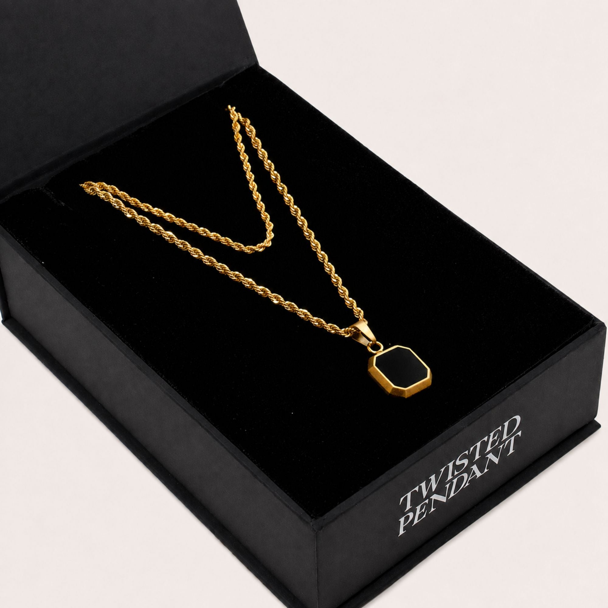 Square Onyx Set (Gold)