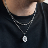 St Christopher Pendant Set - Mens Jewellery Gifts For Men - By Twistedpendant