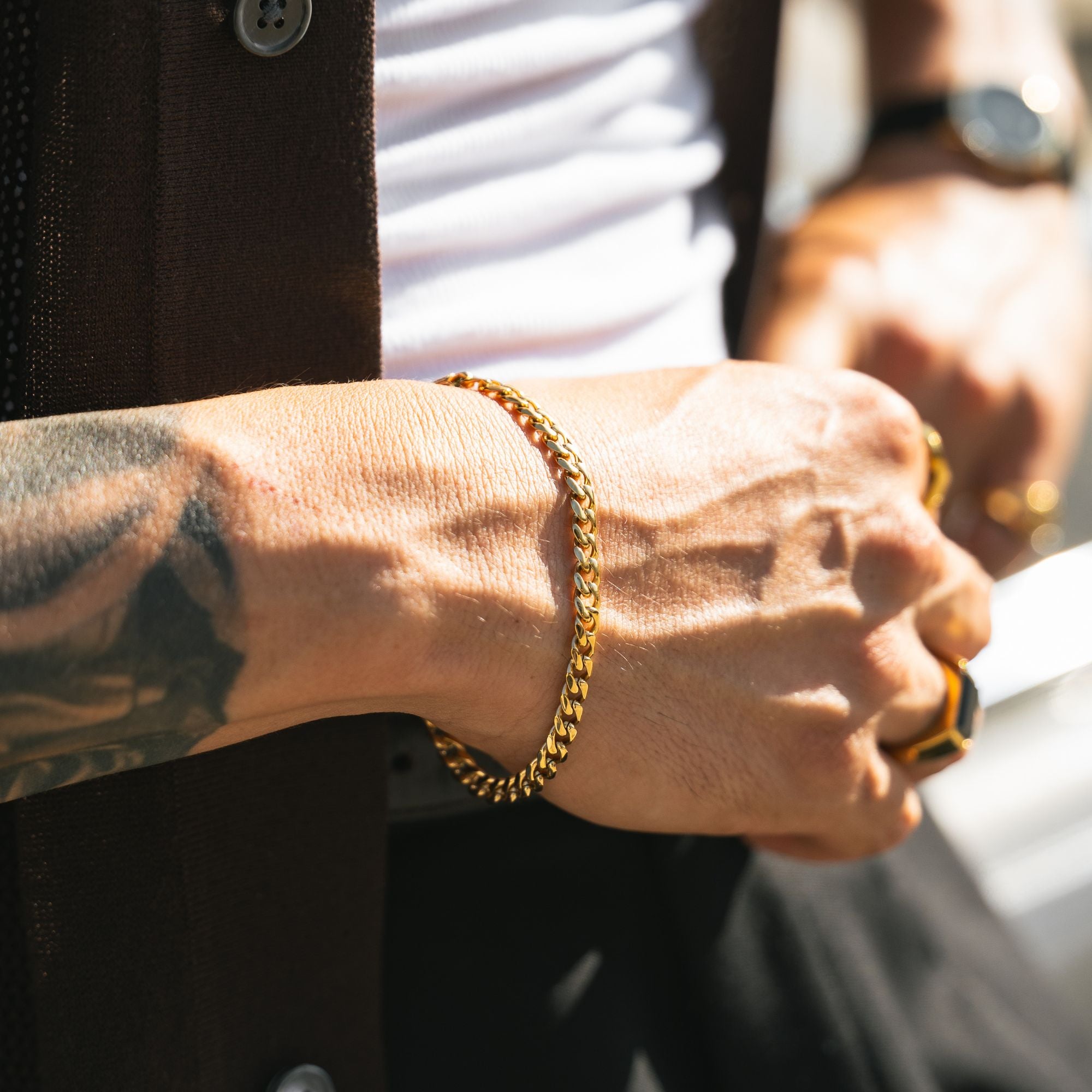 Gold Cuban Bracelet (5MM)