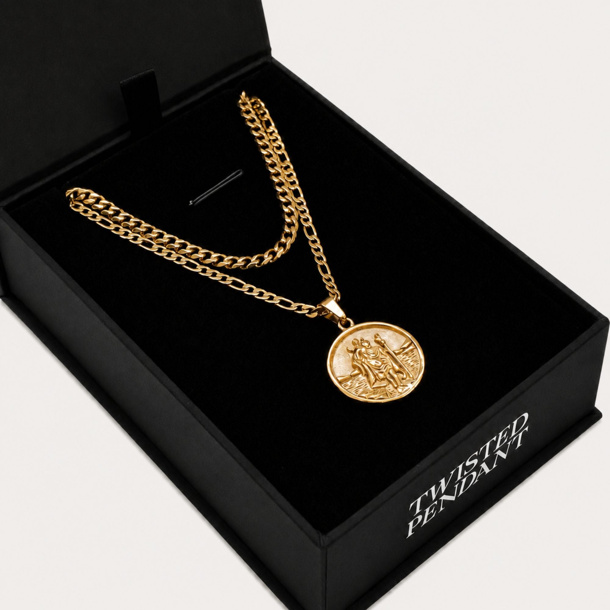 St Christopher Set (Gold)
