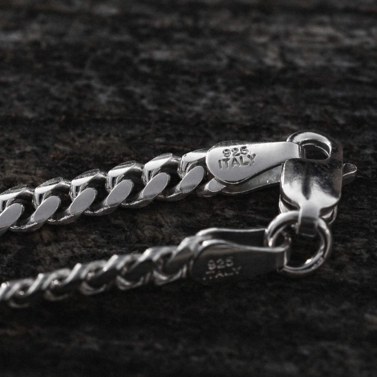 Italian 925 Silver Cuban Chain (3.5MM)