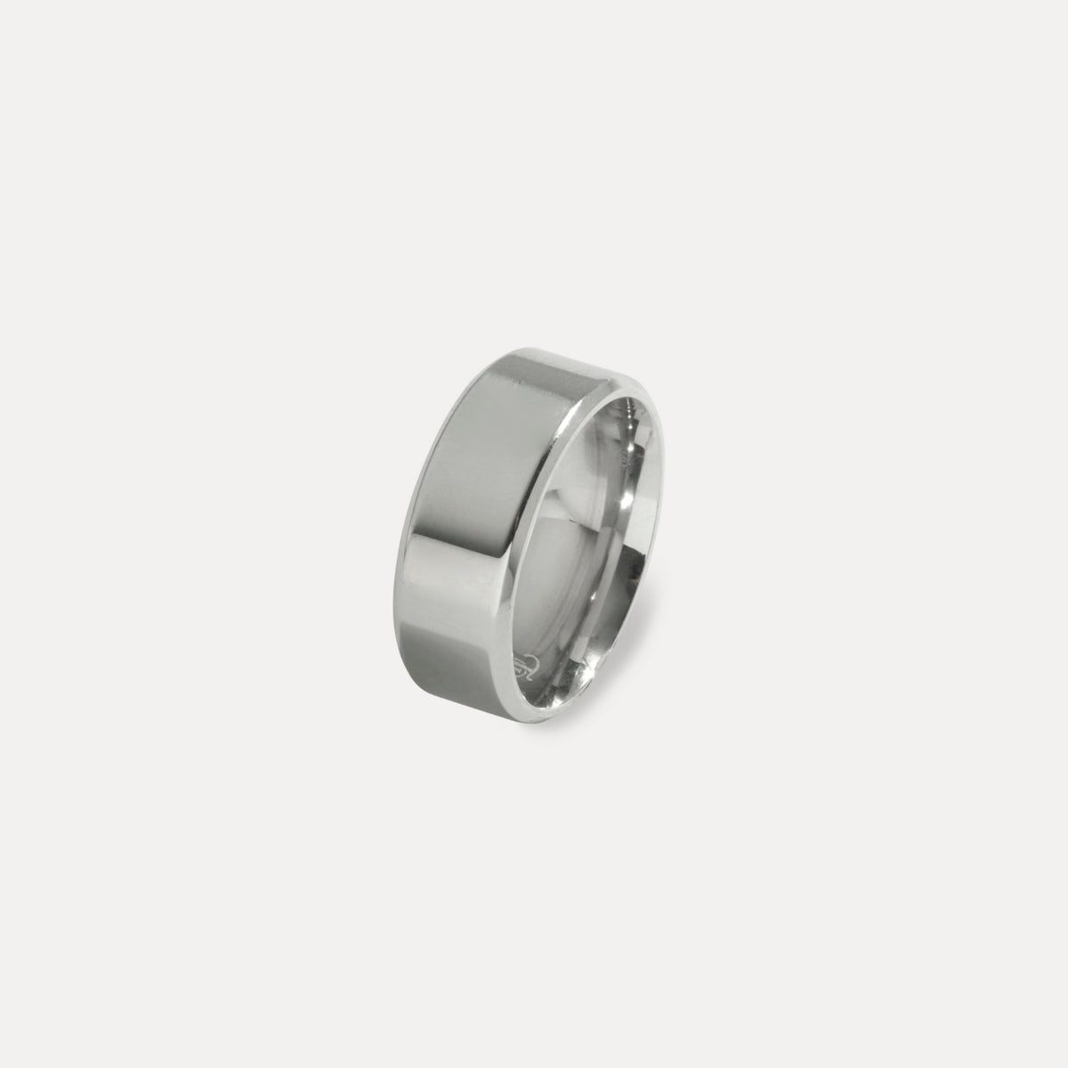Mirrored Band Ring - Silver