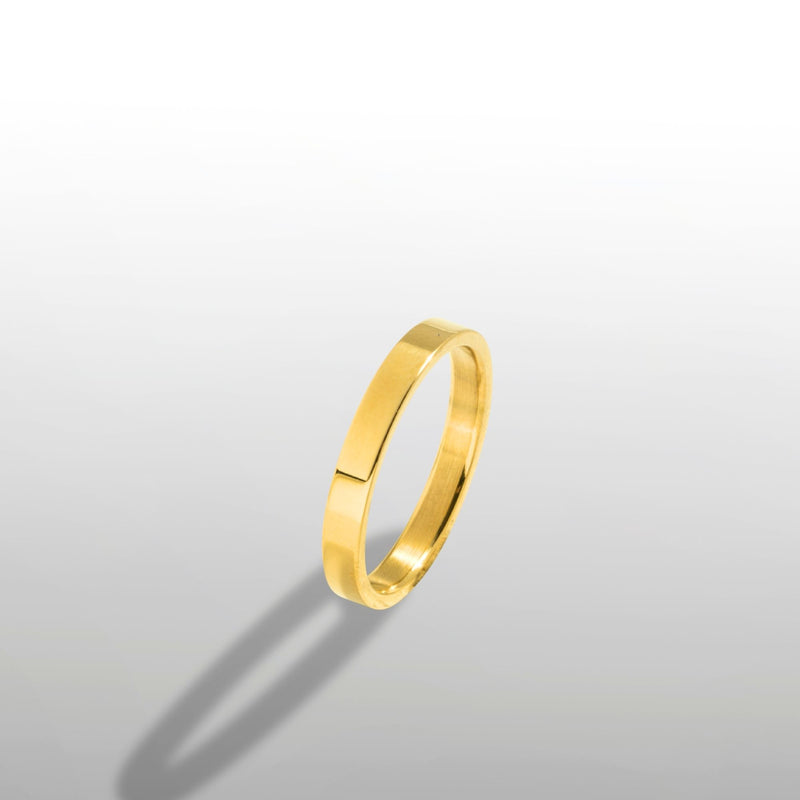 Minimal Band Ring - Gold