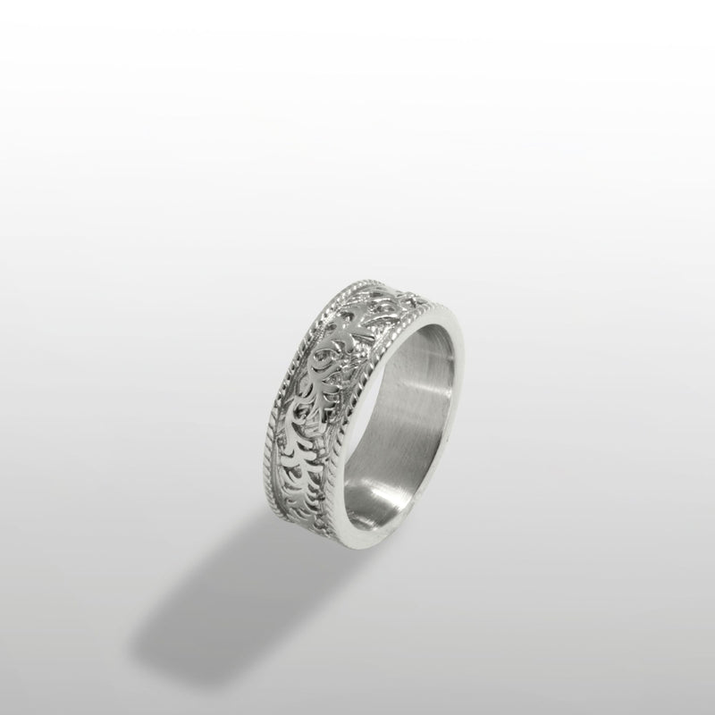 Verve Ring - Silver | Silver Band Ring For Men - By Twistedpendant