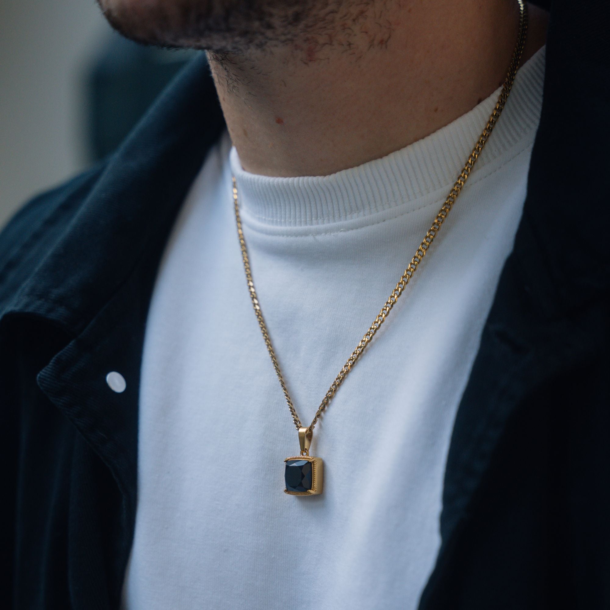 Chunky Onyx - Gold