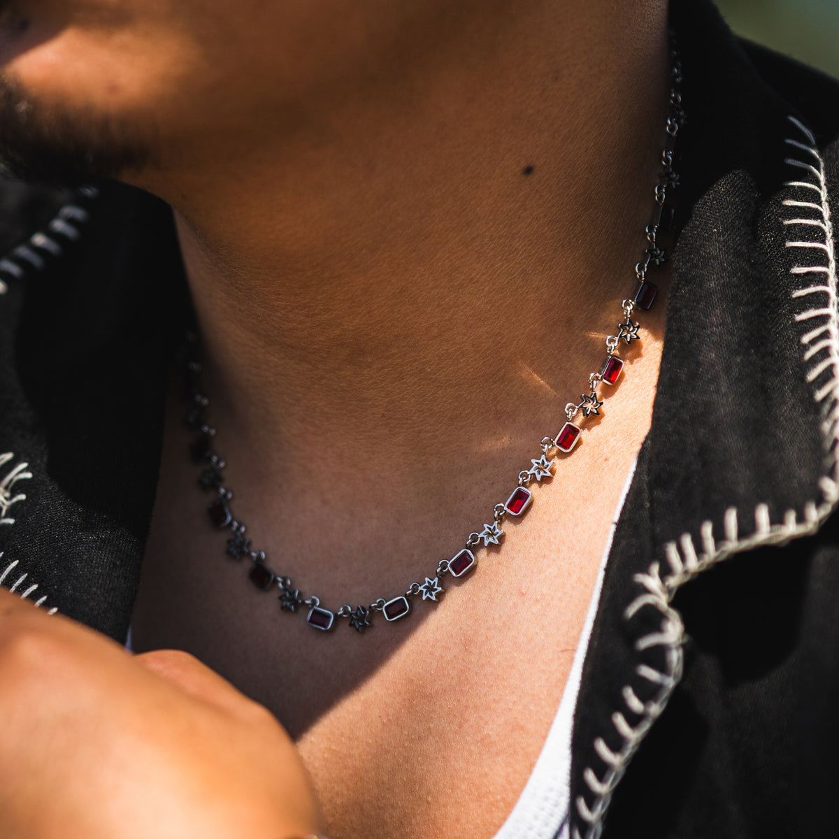 Origin Chain Red - Silver