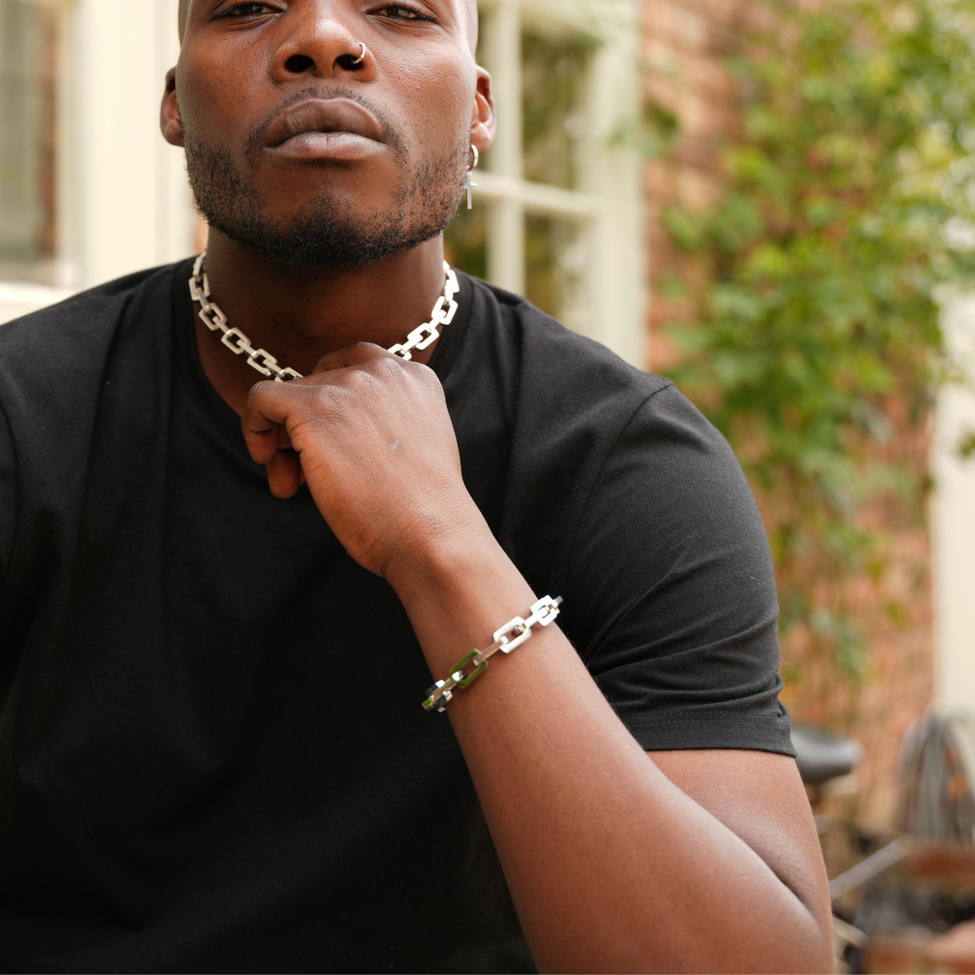 Screw Chain Set - Silver