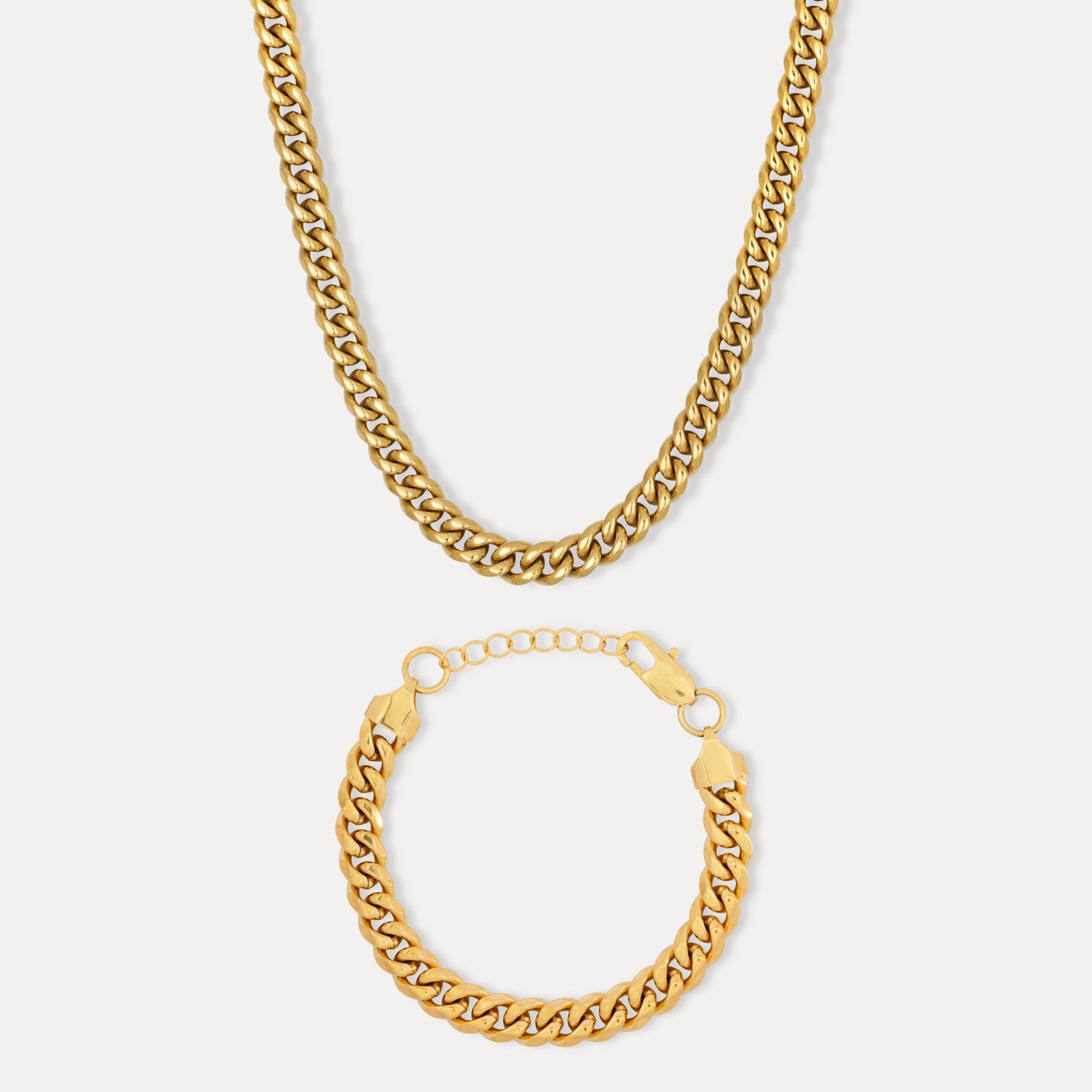 Gold Cuban Set (8MM)