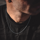 1.5mm Thin Silver Rope Chain - Mens Silver Chain | By Twistedpendant