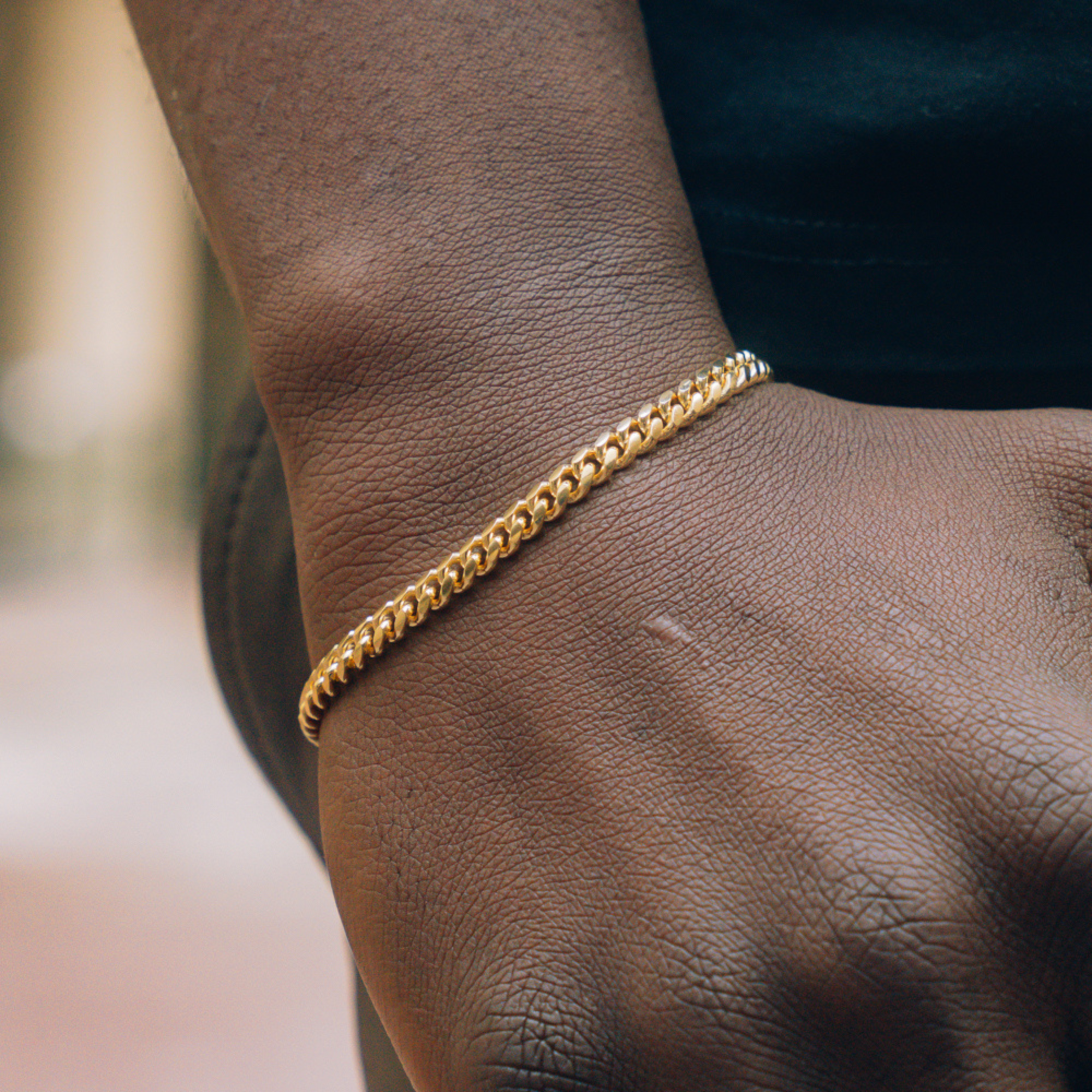 23K Gold Miami Cuban Bracelet (4MM)