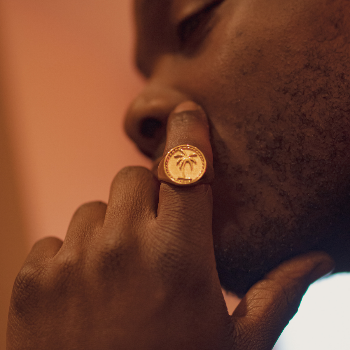 Palm Tree Ring - Gold