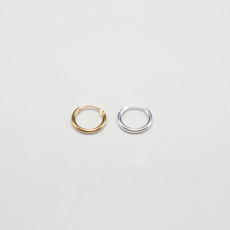 Mens 18K Gold Huggie Hoop Earrings For Men - Gold Hoops By Twistedpendant