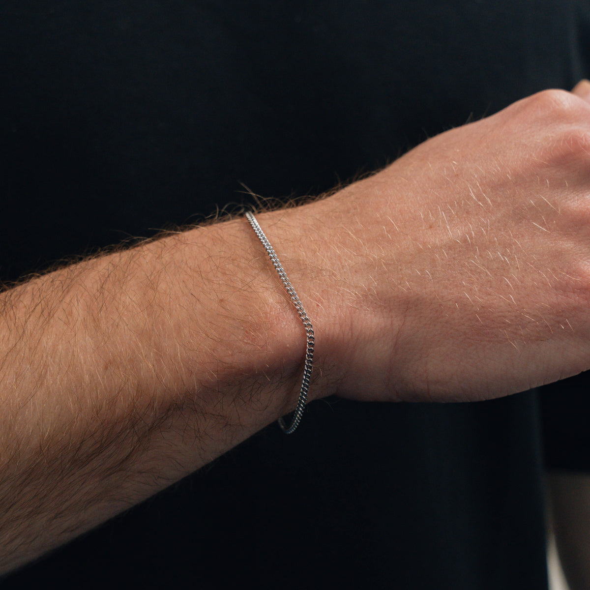 925 Silver Connell Bracelet (2MM)