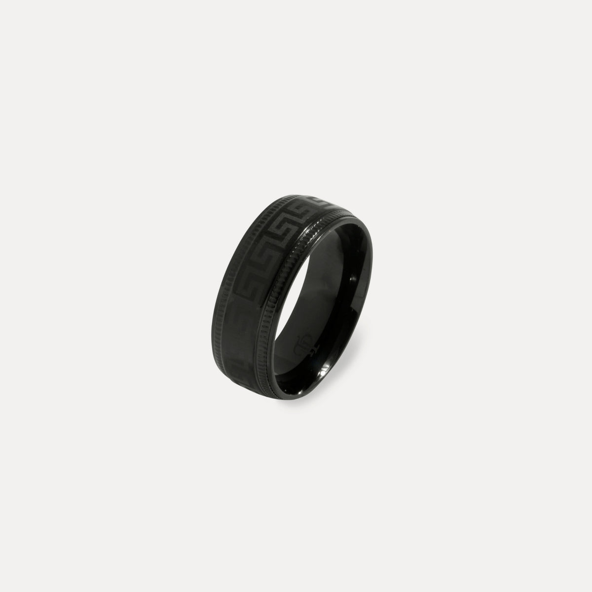 Greek Band Ring - Black