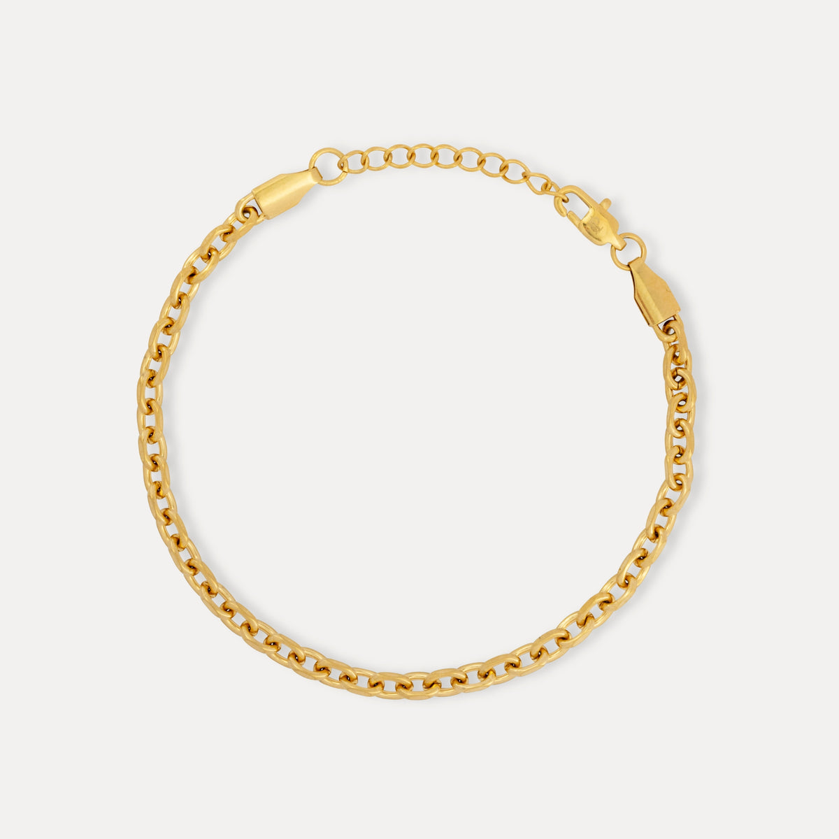 Gold Chunky Rolo Bracelet for Men – Gold Bracelet | Twistedpendant