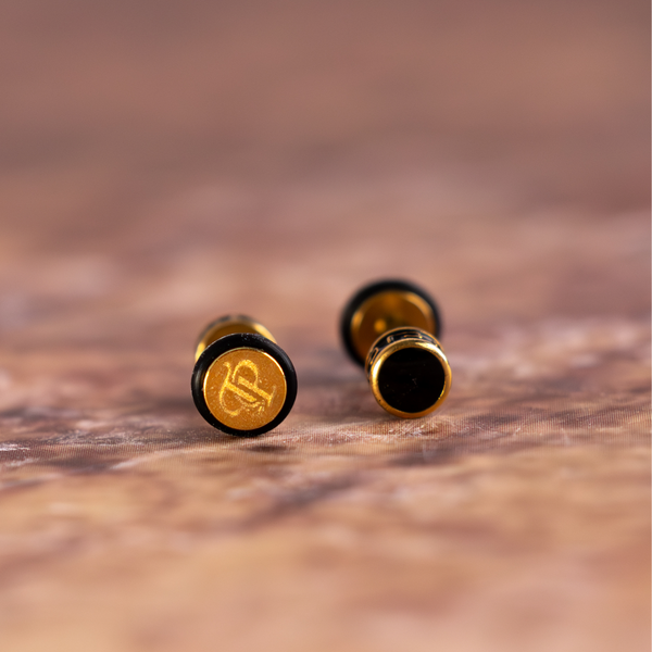 Small Greek Patterned Stud Earring -  Mens Earrings | Twistedpendant