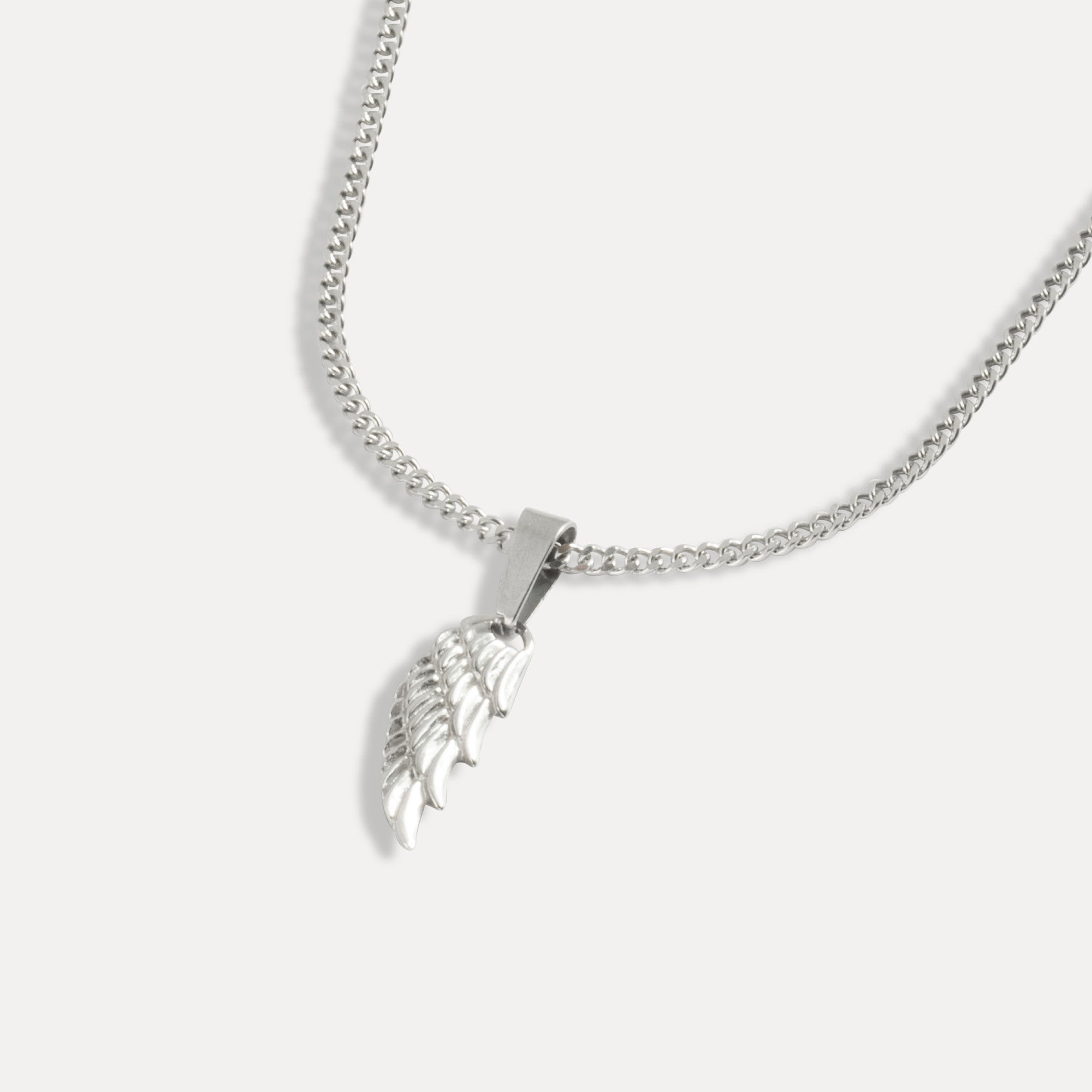 Wing Pendant - Gold Pendant Necklace - By Twistedpendant
