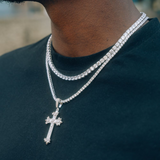 Diamond Cross Pendant - Iced Out Cross Pendant Necklace | Twistedpendant