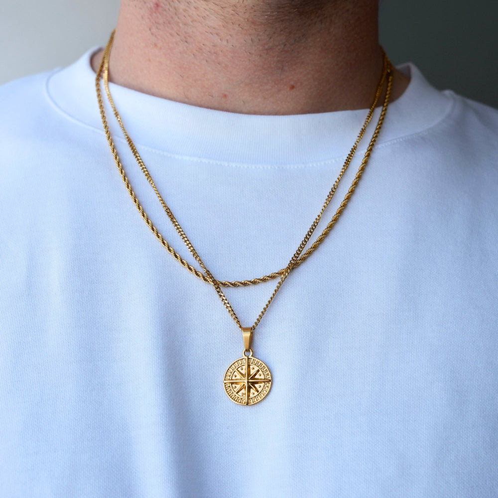 Mini Compass Set - Gold By Twistedpendant