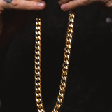 Chunky Gold Cuban Chain (10MM) - Mens Gold Chain | Twistedpendant