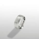 Greek key Silver Ring - Mens Silver Rings | By Twistedpendant