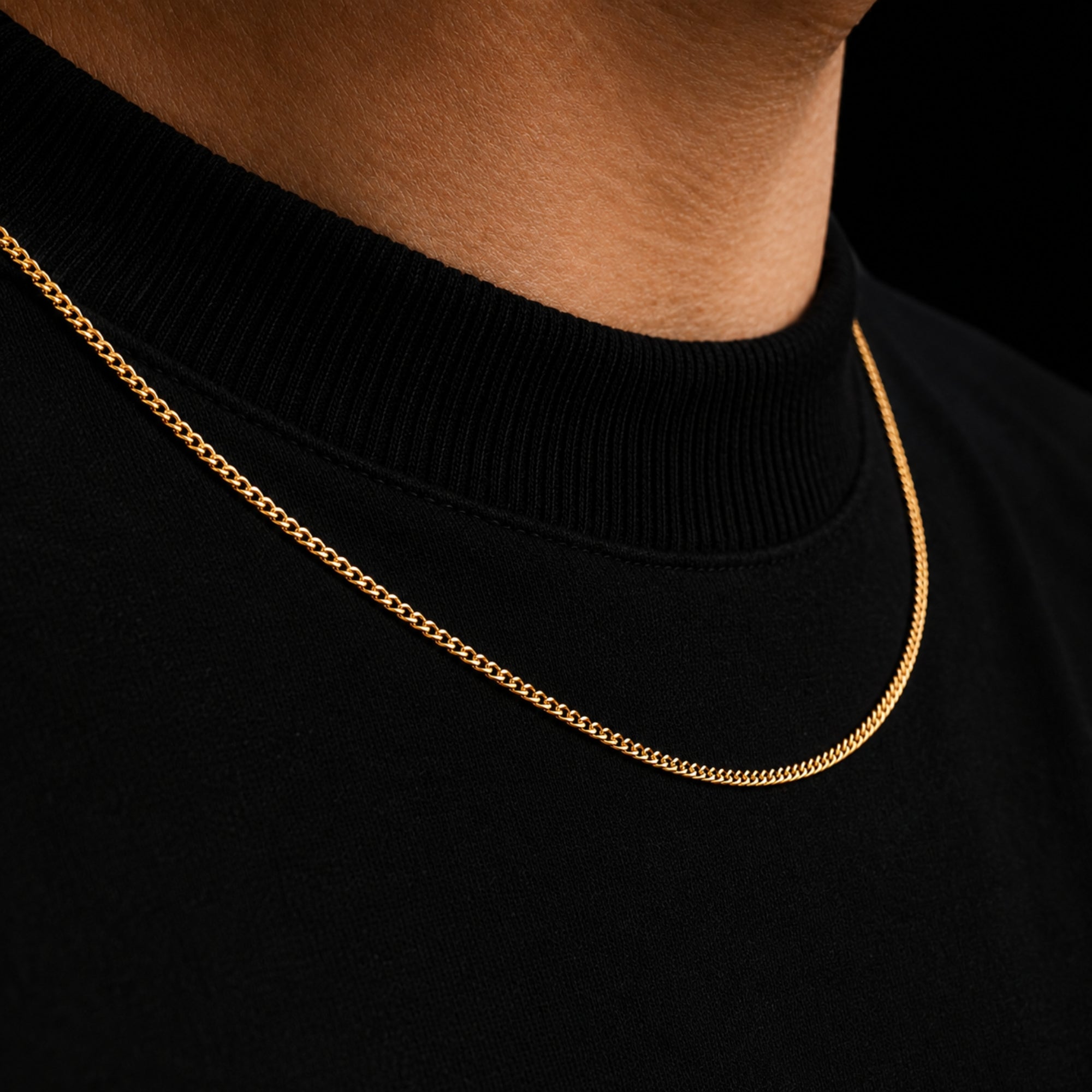 Gold Cuban Chain (2.5MM)