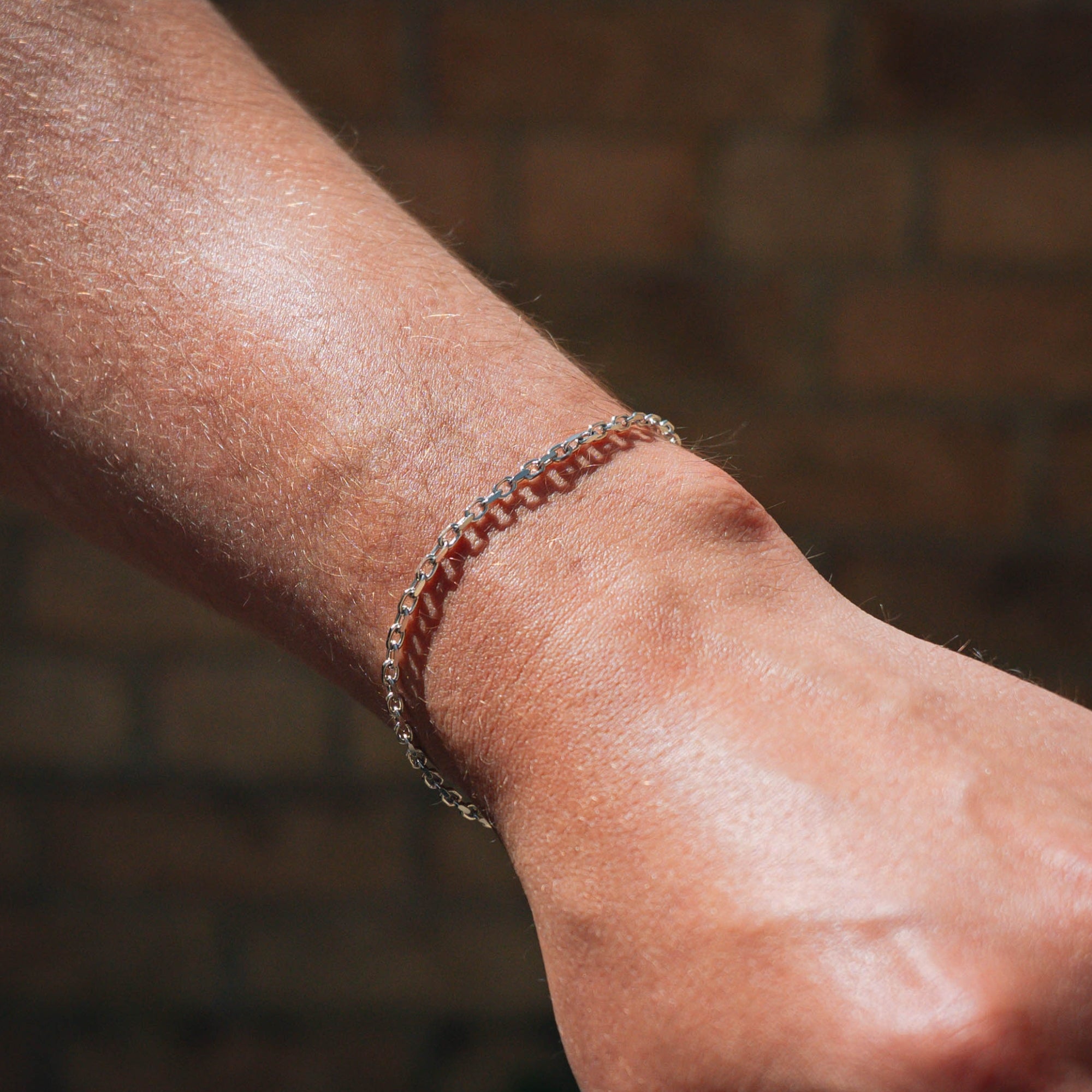 Micro 925 Silver Bracelet For Men - Mens Bracelets - By Twistedpendant