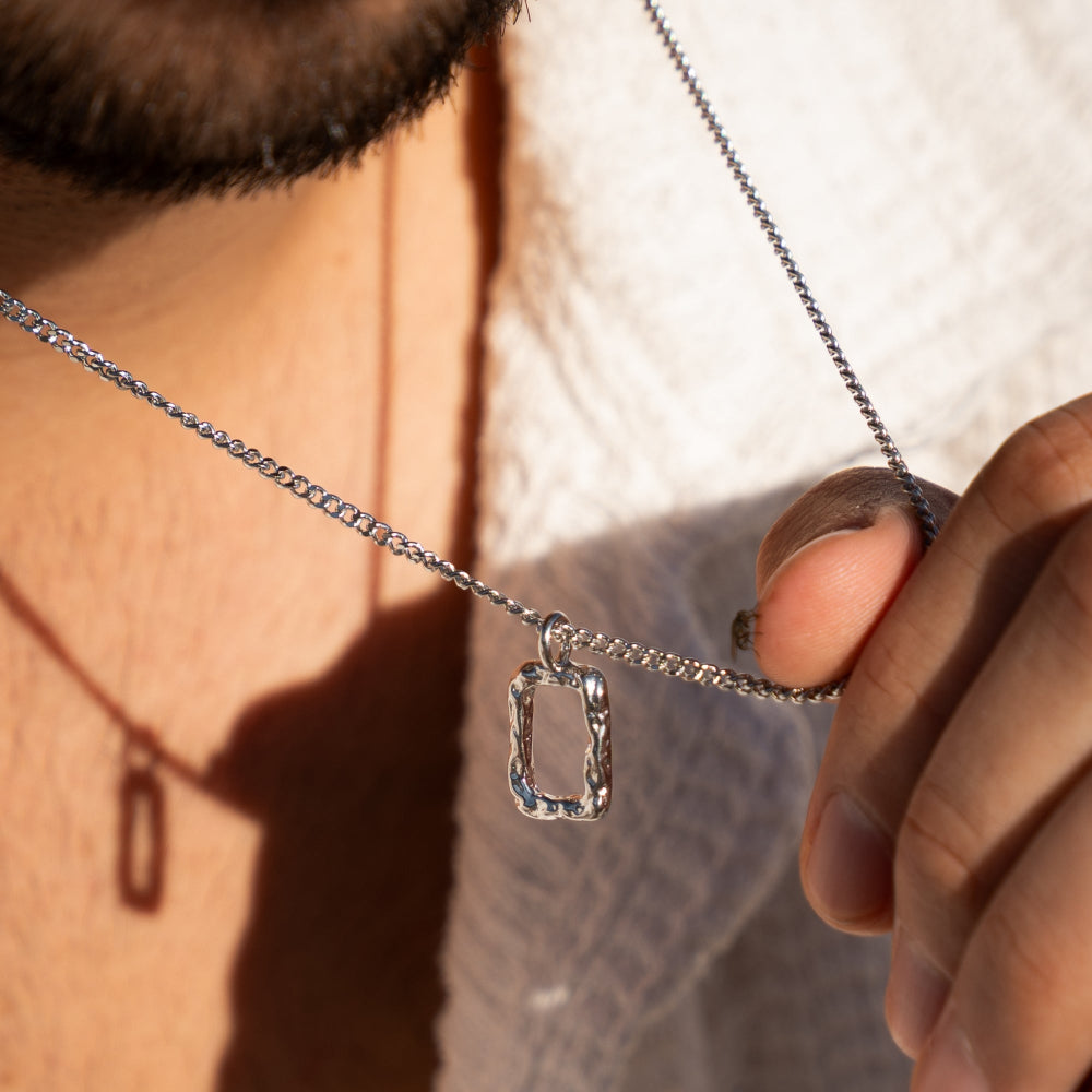 Hammered Halo - Silver