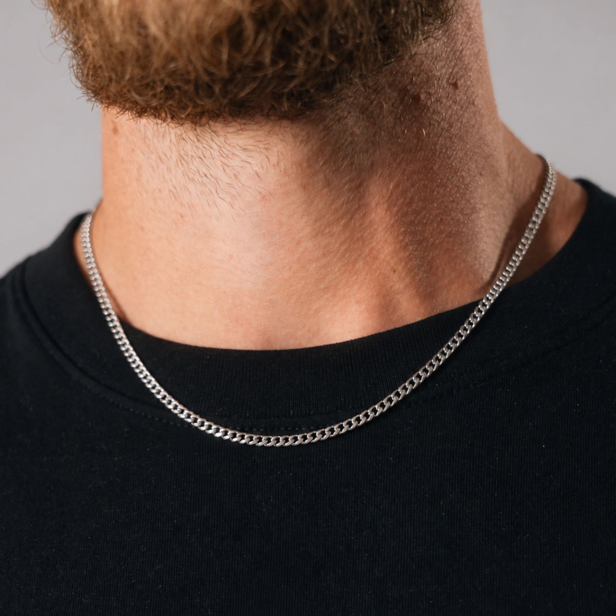 Silver Cuban Chain (3MM)