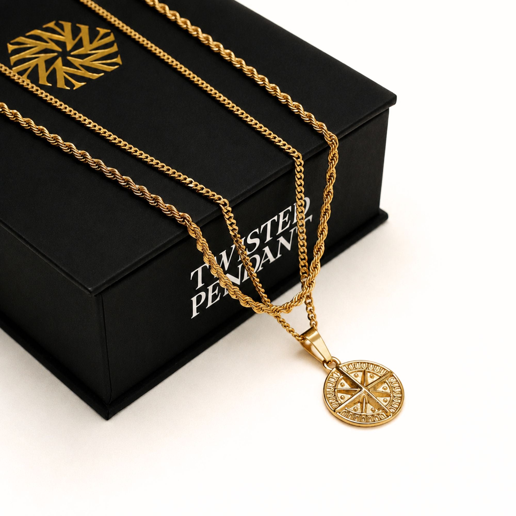 Mini Compass Set (Gold)
