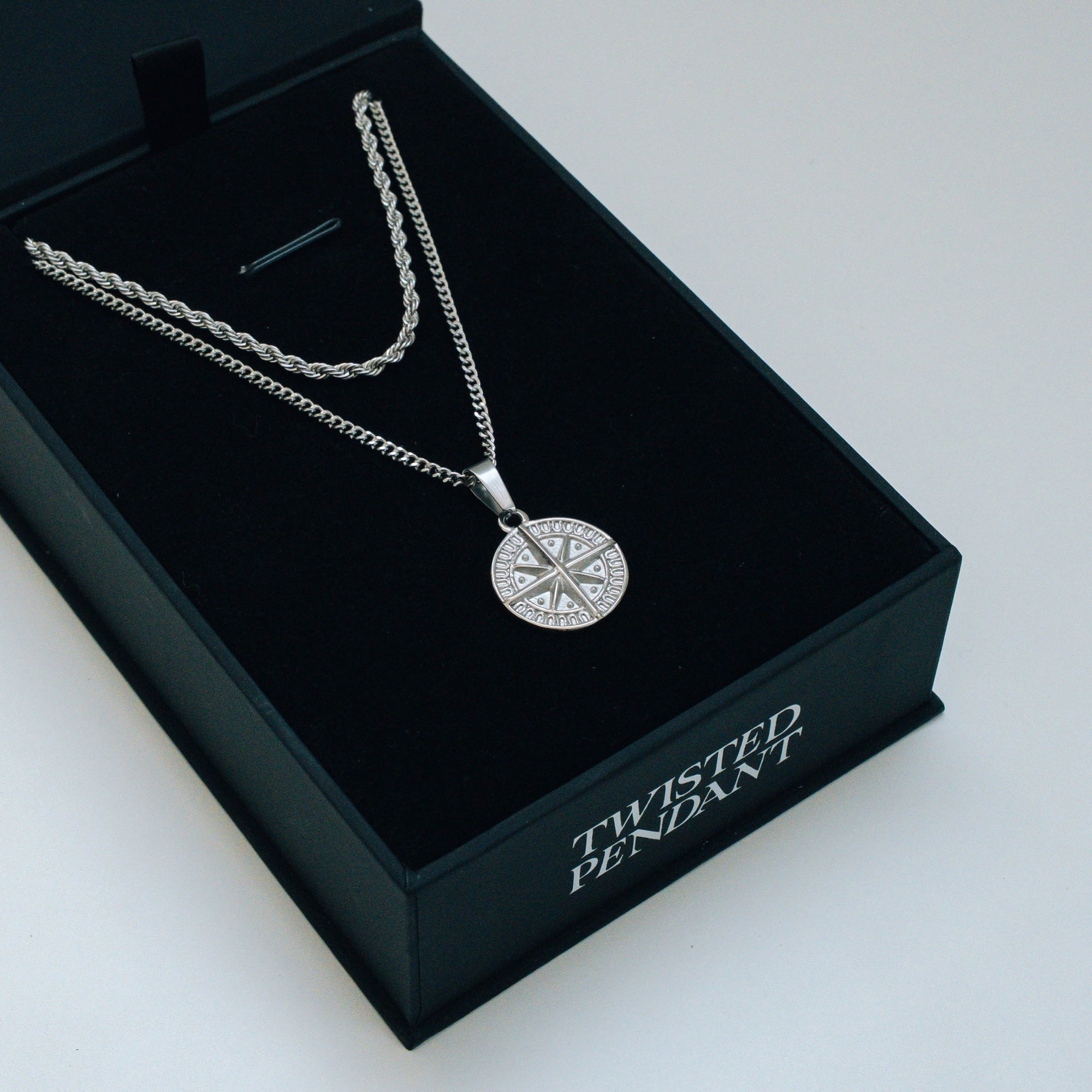Mini Compass Set (Silver)