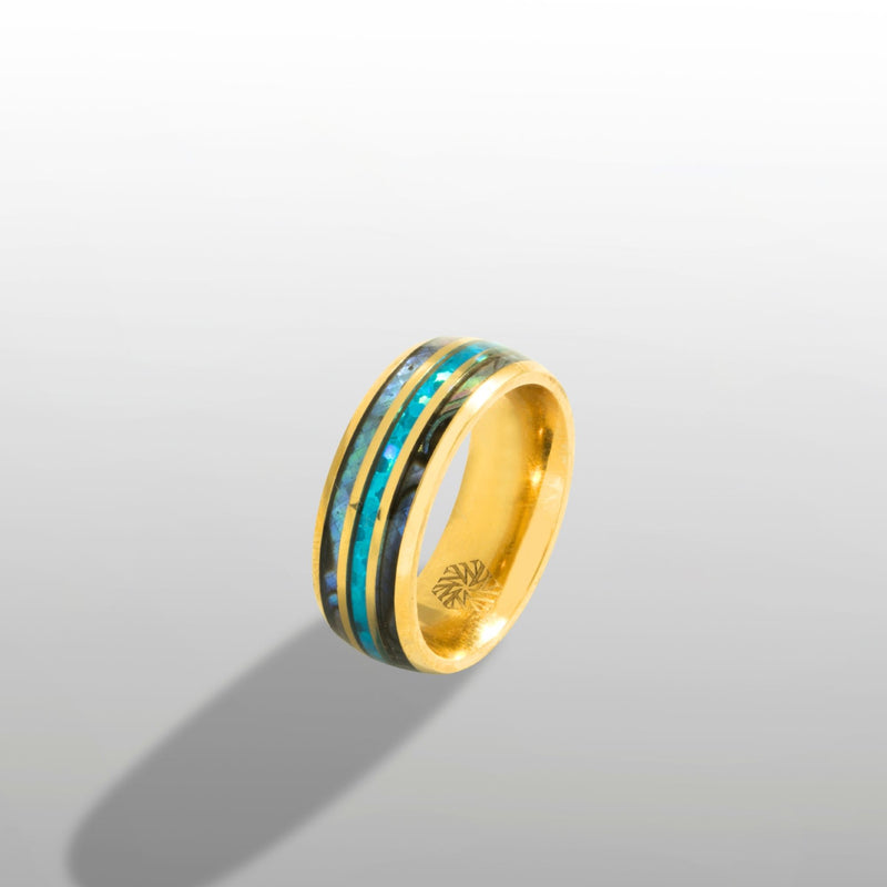 Fire Opal Ring - Gold